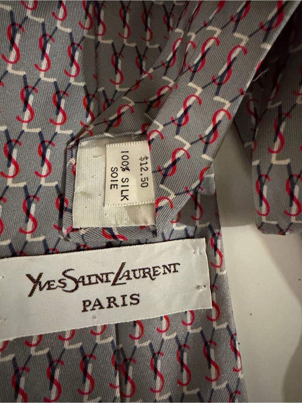 YSL and Dior luxury brand vintage neck ties - Picture 6 of 7